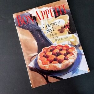 Bon Appetit Magazine June 1995 Country Style Taste of the Back‎ Roads Vintage